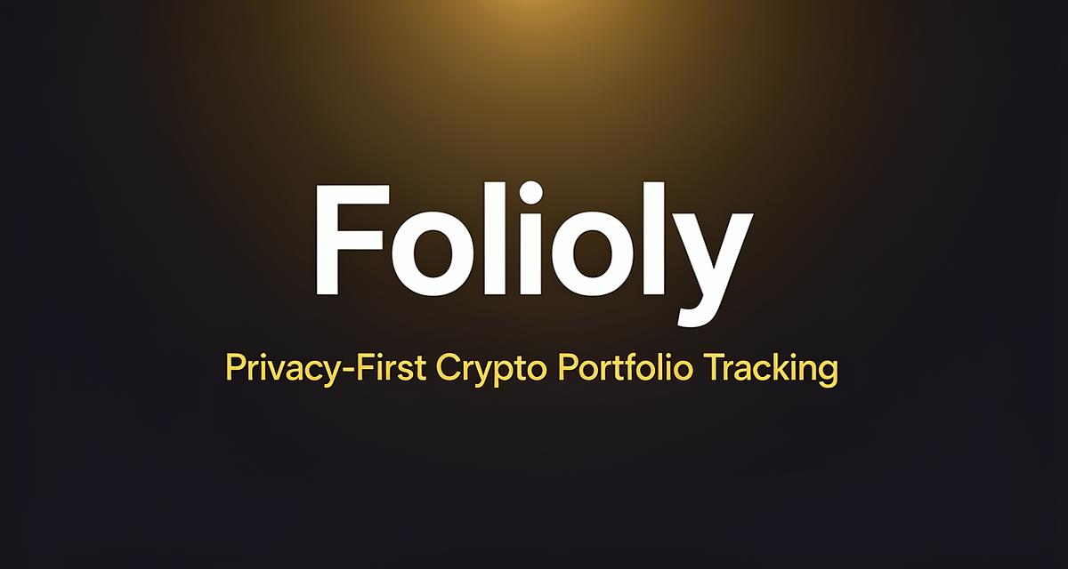 Crypto Portfolio Tracker With AI Insights | Folioly